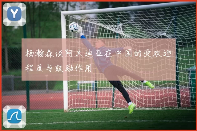 杨瀚森谈阿夫迪亚在中国的受欢迎程度与鼓励作用